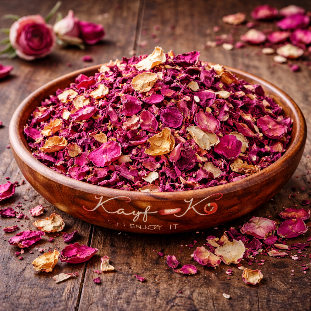Dried rose petals – Gulab (گلاب) – Ward (ورد) - kayf-ko