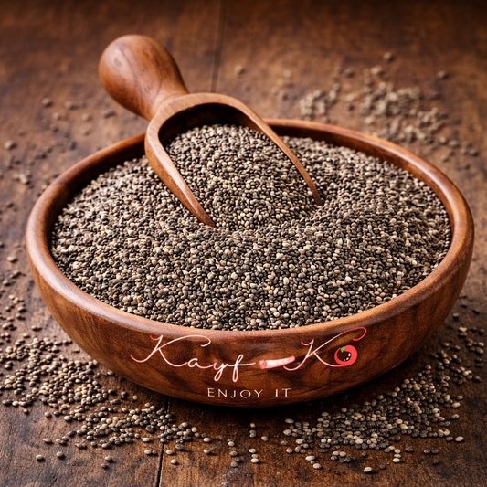 Chia Seeds – Tukhme Chia (تخم چیا) – Bazr Chia (بذور الشيا) - kayf-ko