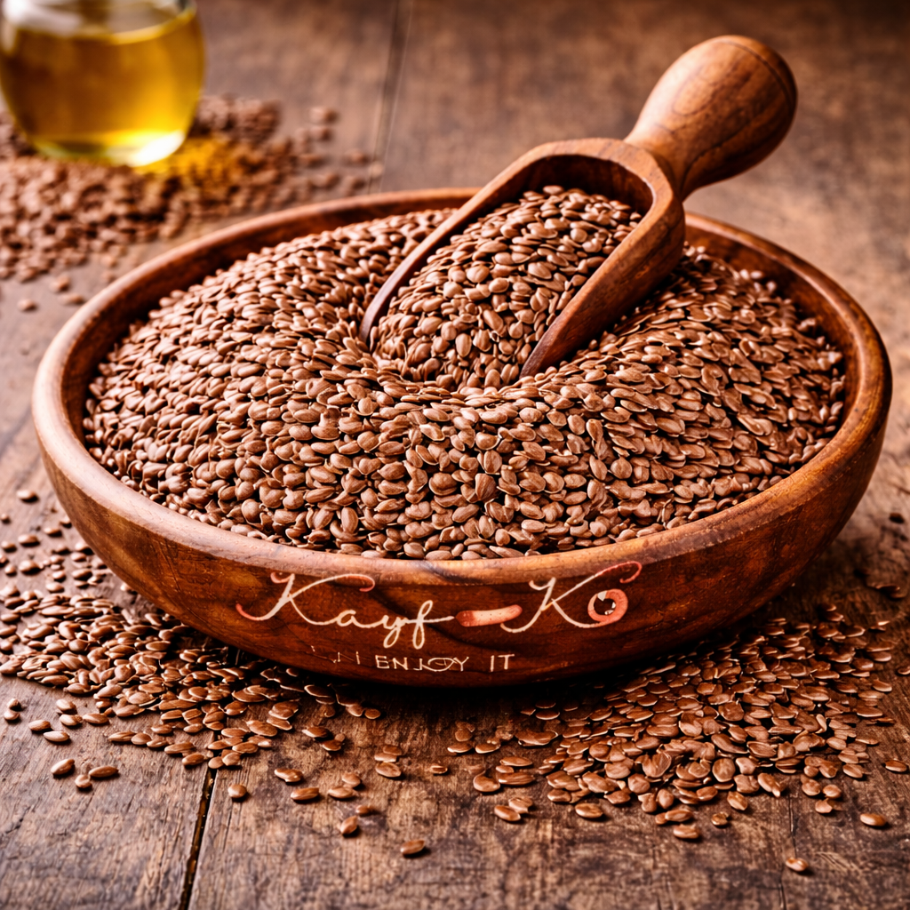 Flax Seeds – Tukhme Katan (تخم کتان) – Bizr al-Kittan (بذر الكتان) - kayf-ko